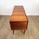 Scandinavian enfilade, lacquered rosewood, 1960s.