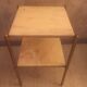 Marble and brass side table