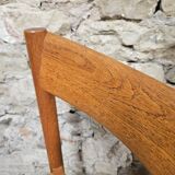 6 Scandinavian chairs 1960" braided straps