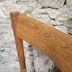 6 chaises Scandinave 1960" sangles tressées