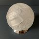 Antique art deco lamp, molded glass globe lamp 1930, France