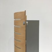 Applique vintage IKEA Strimma bois courbé
