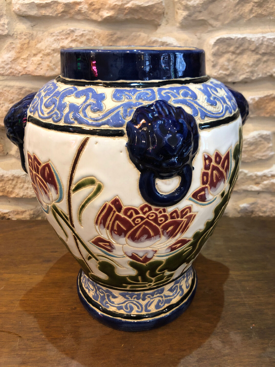 Asian potiche vase