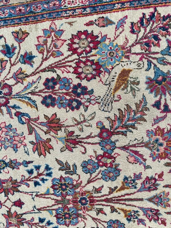 Ancient Persian rug Kashan 128x212 cm