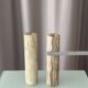 Vintage Alabaster Bud Vases / Candlesticks – Pair – Italian Stone – 20 cm