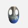 Small amphora vase - Flamed blue