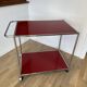 USM Haller Serving Trolley in Ruby Red