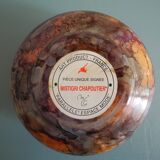 small glass vase Mistigri Chapoutier unique piece signed vintage decor