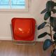 Vintage red Plona armchair – Italian design – Anonima Castelli