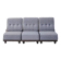 Guillerme et Chambron oak mid-century modular sofa