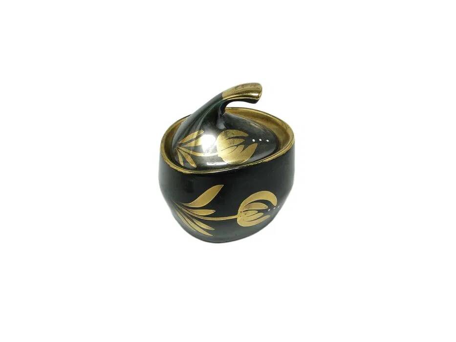 AEY Sugar Bowl Iza, black porcelain, Chodzież