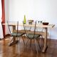 Set of 4 restored vintage chrome chairs.