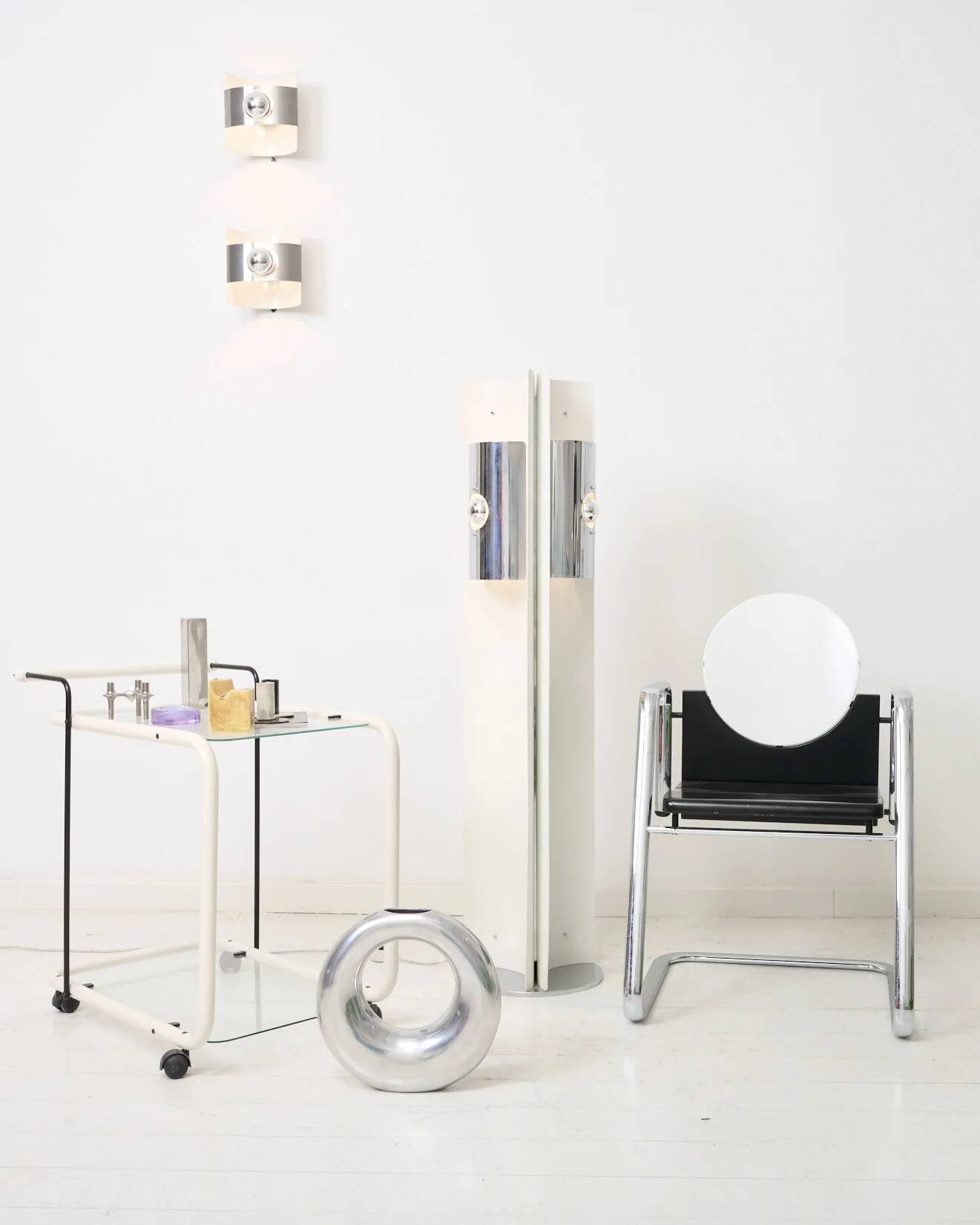 Large round vase, Space age, 1970-1980