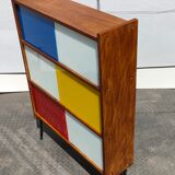 Vintage 70s Scandinavian showcase library