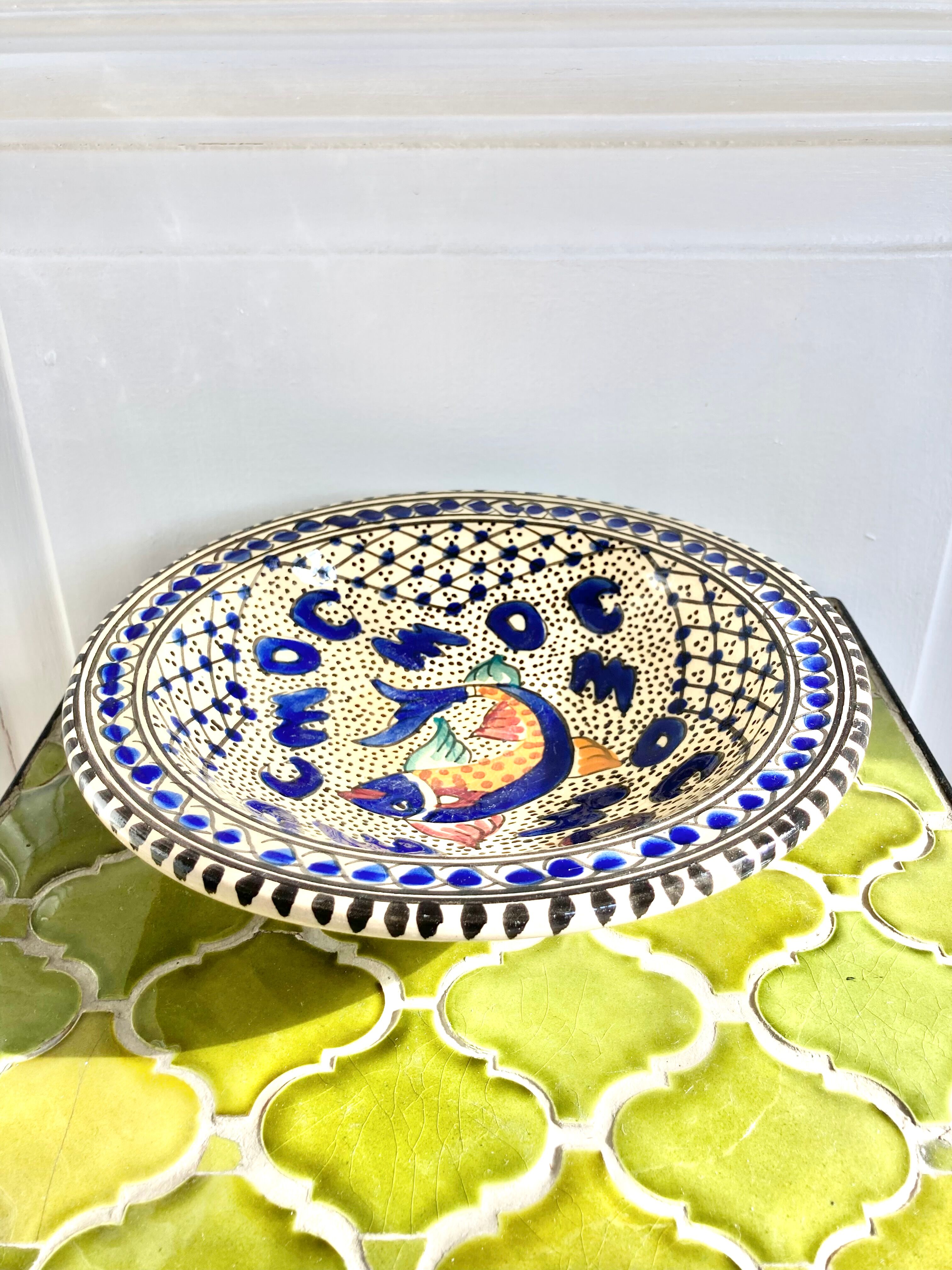 Empty pocket ceramic cut decoration fish