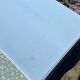 Vintage bedside 1950 gray blue patinated