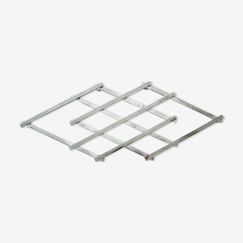 Dessous de plat plaqué argent extensible