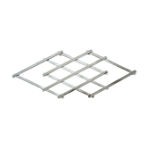Expandable silver plated trivet