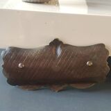 Purse style Rocaille/Napoleon III in aged gold patina brass