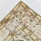 Tapis Vintage Turc Crème, Médaillon Floral, Style Shabby Chic, 150x250Cm
