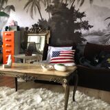 Marble and gold coffee table