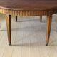 Louis XVI belt table with extensions in walnut, 19th century.