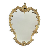 Miroir en laiton doré