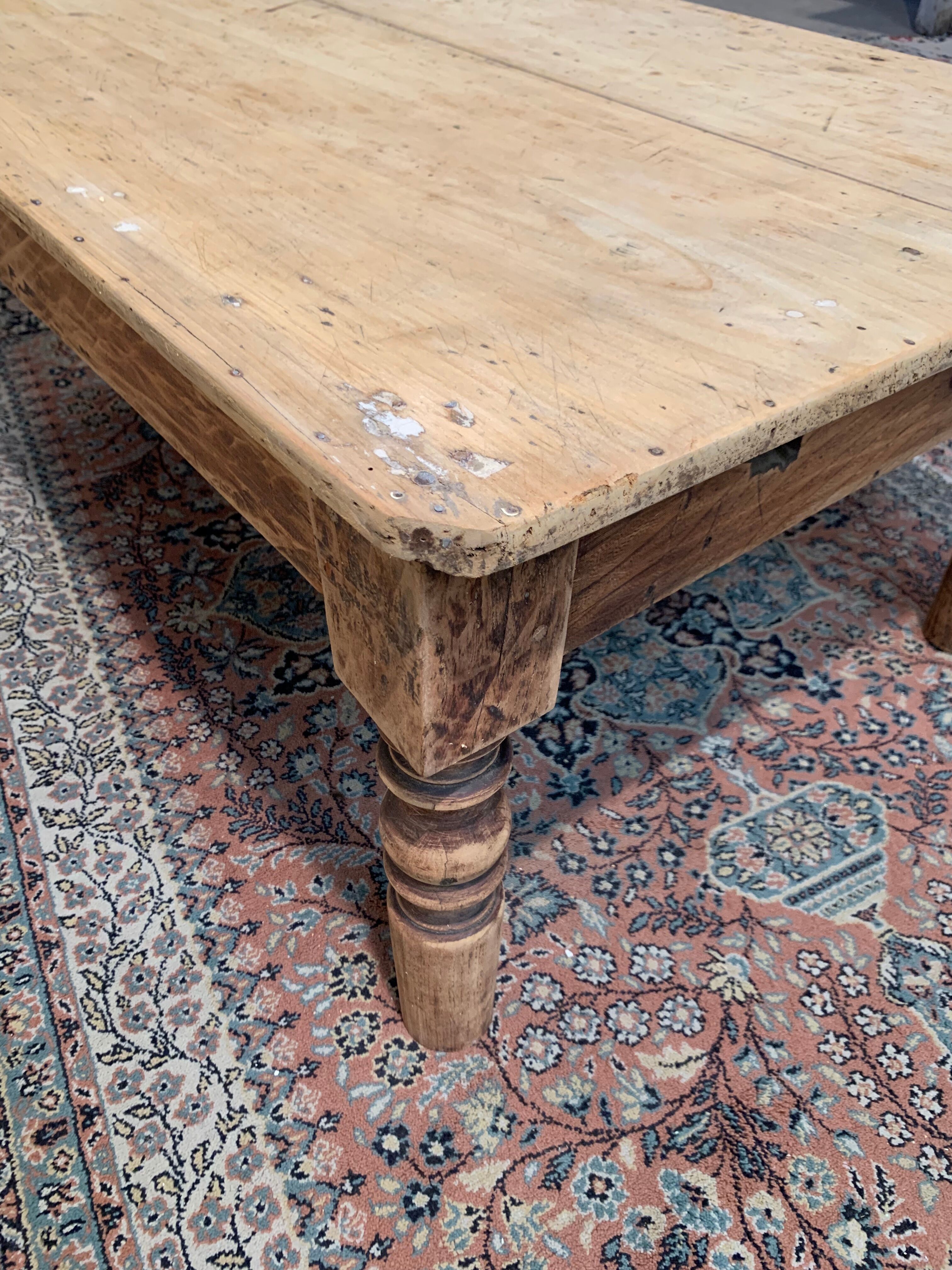 Vintage wood coffee table