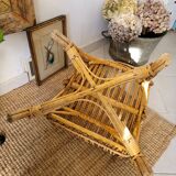 Vintage rattan armchair