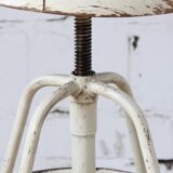 Chaise pivotante blanche