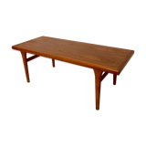 Table basse en teck de Johannes Andersen, danois, milieu du siècle