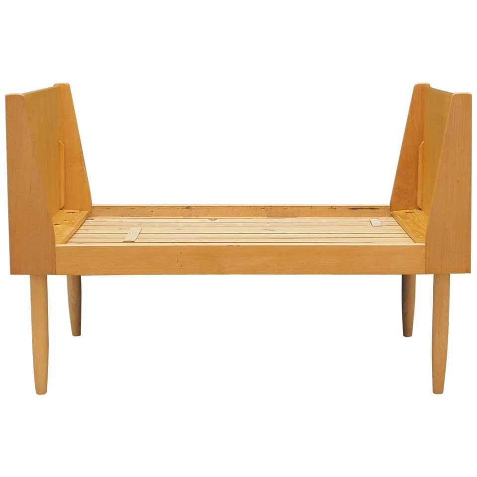 Bed frame ash, Danish design, 1960s, production: Denmark