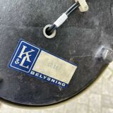Leather-covered floor lamp, K & L Belysning Sweden.