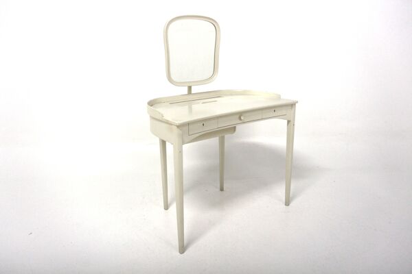 Coiffeuse scandinave en hêtre, ''Birgitta'', Carl malmsten, Bodafors, Suèd