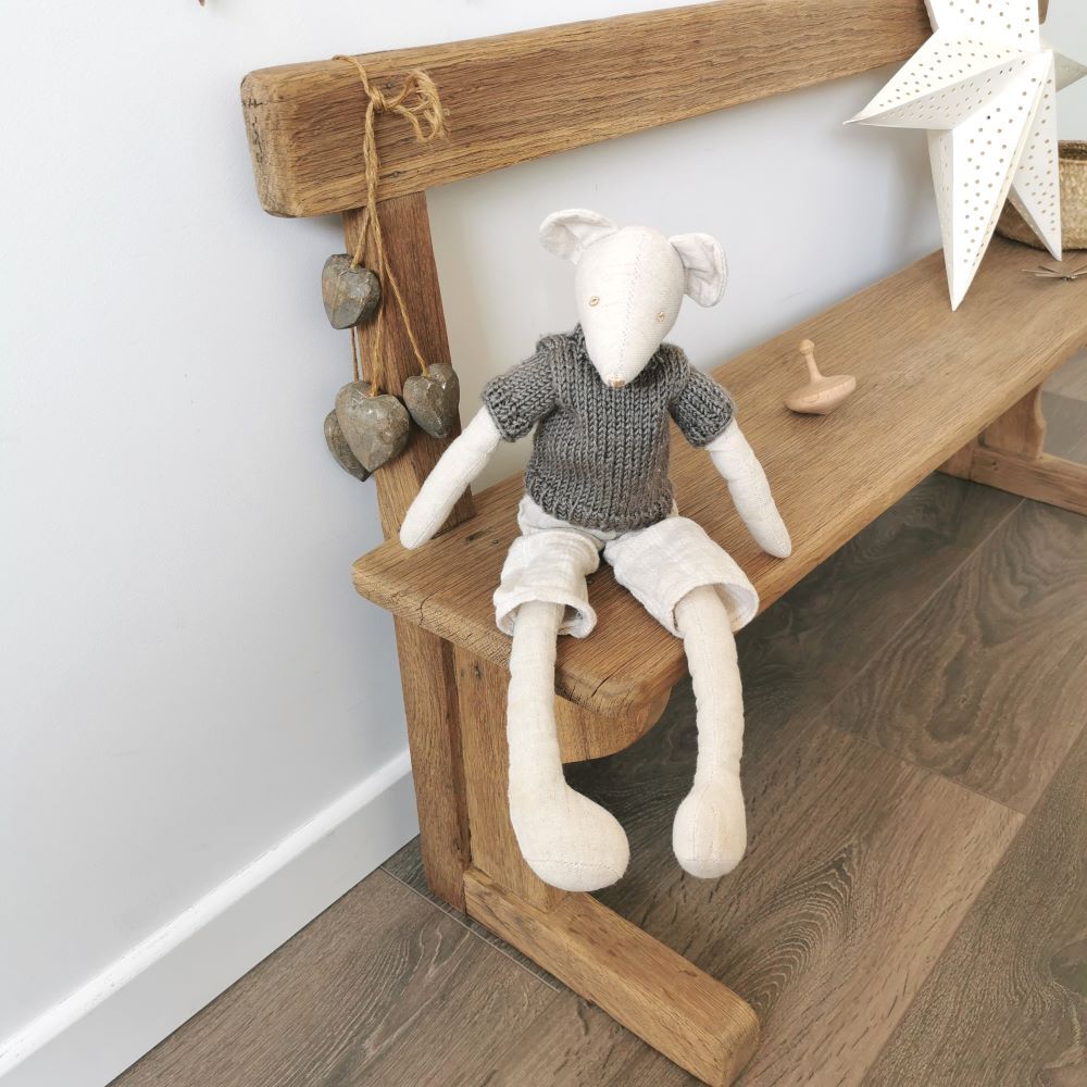 Old bench for children