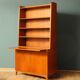 Bookcase/secretary with chair, 1960s set