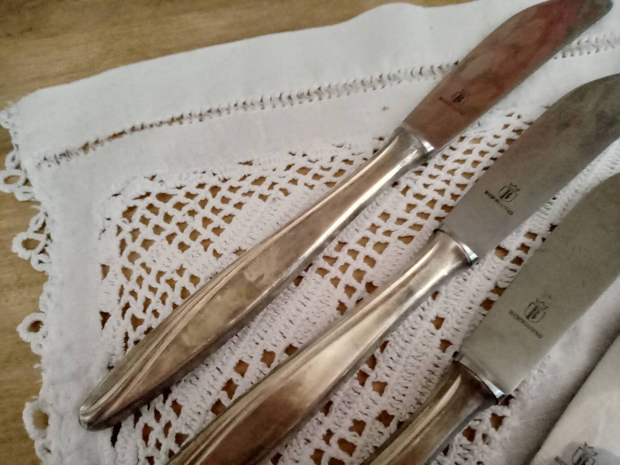 24-piece vintage silver-plated housewife 100 Bader Tafelbestecke Pforzheim