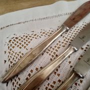 24-piece vintage silver-plated housewife 100 Bader Tafelbestecke Pforzheim