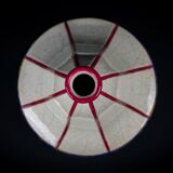 Art Deco Longwy spinning top vase in cloisonné enamel - 1930s