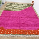 Handmade wool Berber rug 360 x 273 cm