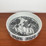 Danish Flora bowl mid-century by Bjørn Wiinblad for Nymolle, Denmark, 1960s.