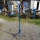 Vintage Coat Rack, Metal and Wooden Balls.