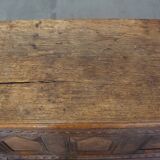 Antique 17th-Century Chest/Bench with an Original Working Lock