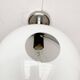 Mid-century Italian space age spherical wall light by Guzzini.