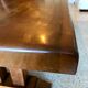 Dining table vintage solid wood refectory