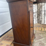 Bedside table in painted sheet metal