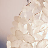 Vintage mother-of-pearl hanging lamp