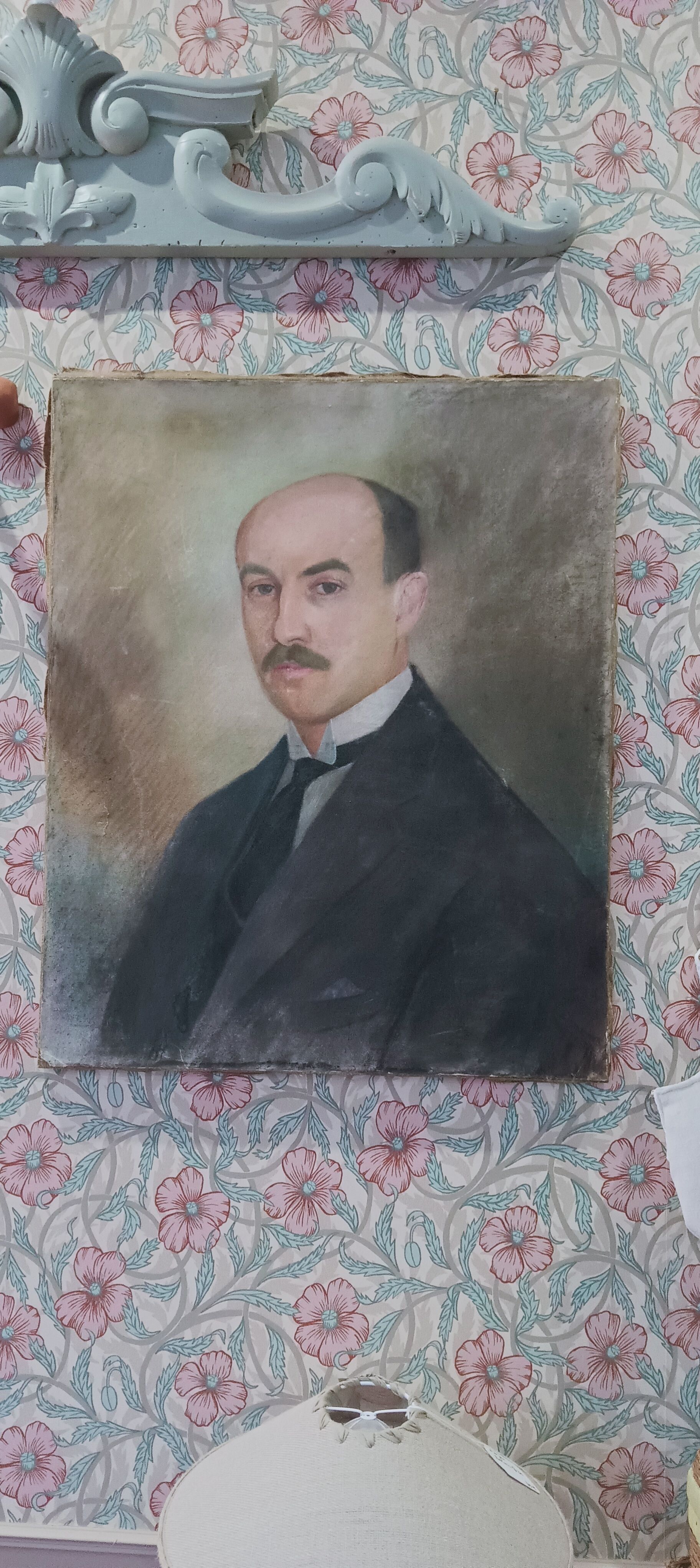 Pastel man portrait