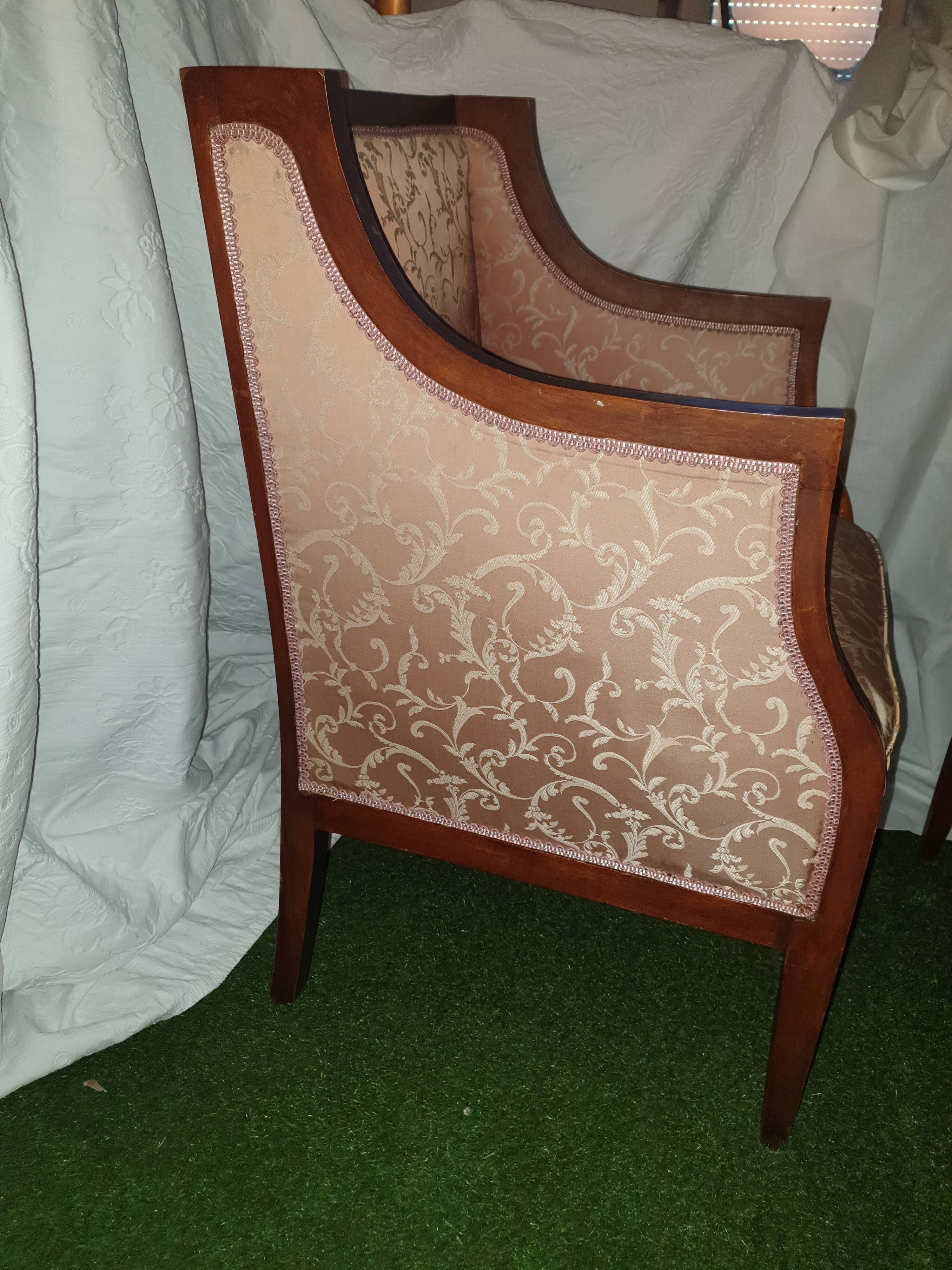 Paire de bergère art deco