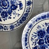 Plaque assiette antique bleu Royal Delft